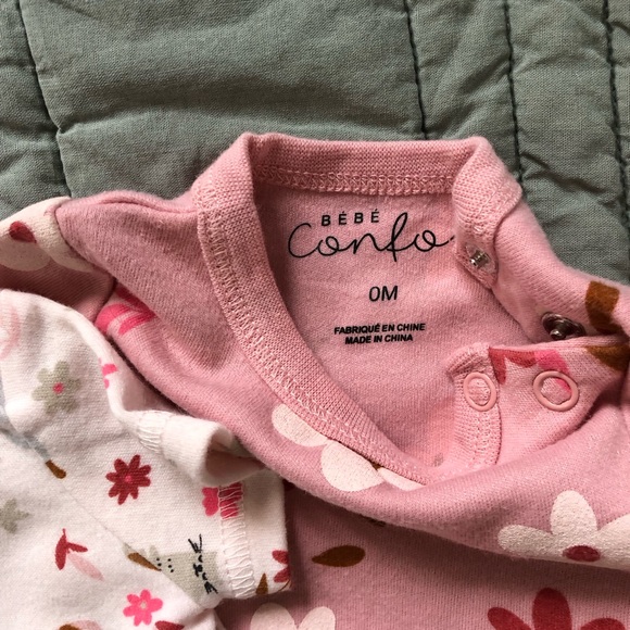 Baby bodysuit set 3 never worn - Picture 2 of 2